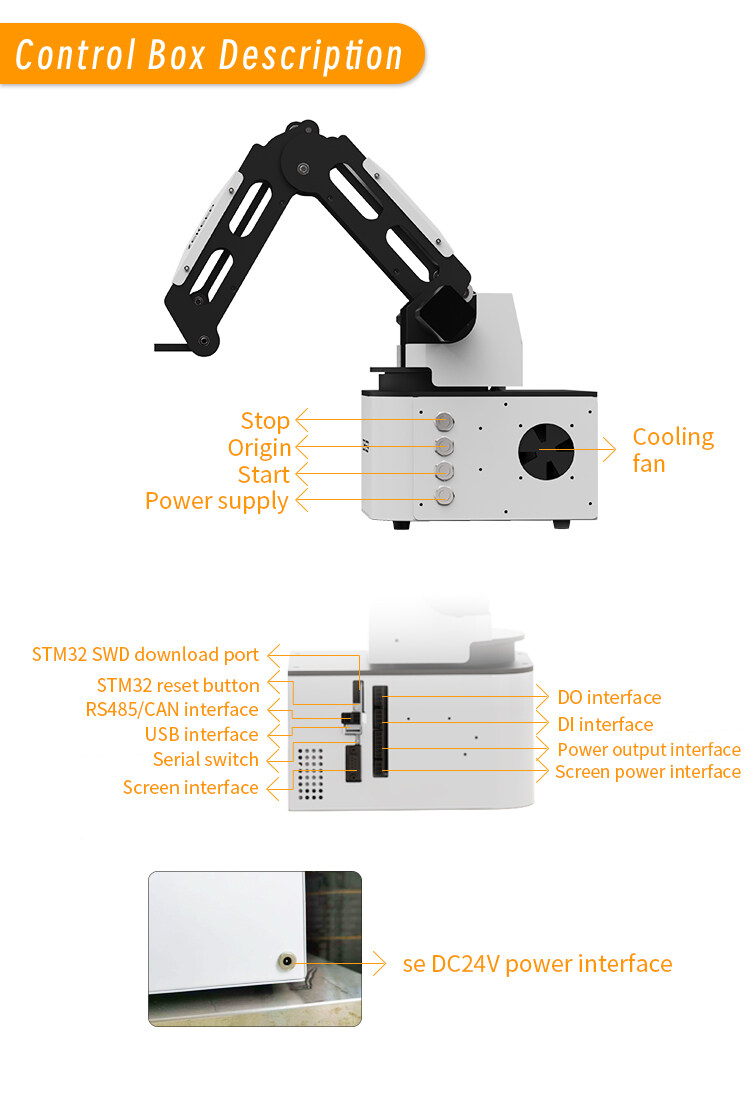 3 eksen stm32 eğitim versiyonu (0.5kg)