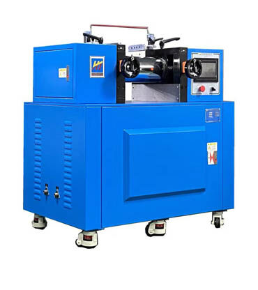 Laboratorio due laminatoio raffinatore di gomma spkl 006