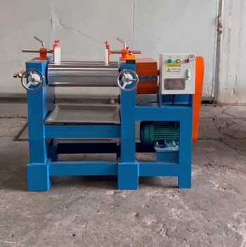 laboratory mixing mill processing pvc compound
