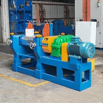 double frequency open mixing mill for rubber and plastic compounding