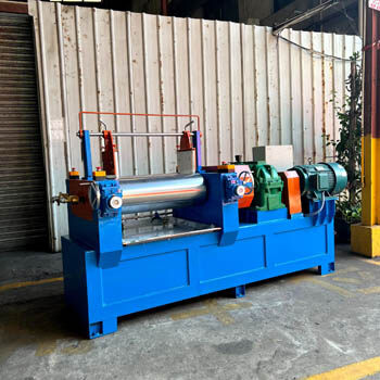 two roll mixing mill – water cooled temperature control