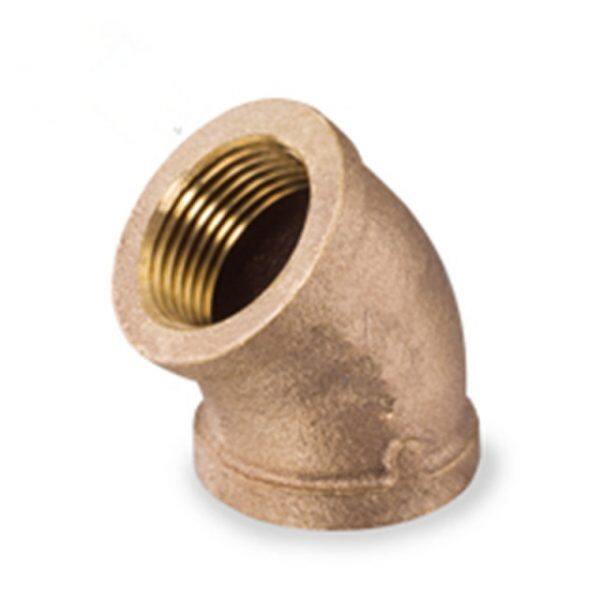 bronze threaded 45° elbow