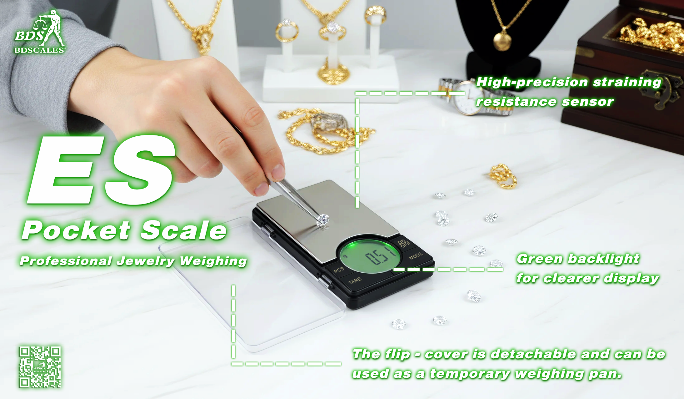 es Diamond Gold Weighing