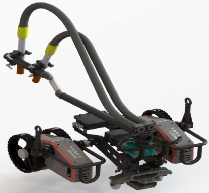 sand blasting rust removal robot
