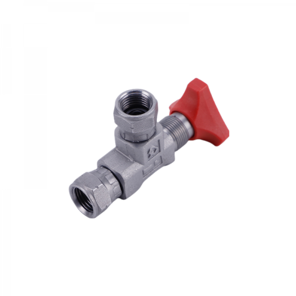 w type double female pressure gauge throttle valve