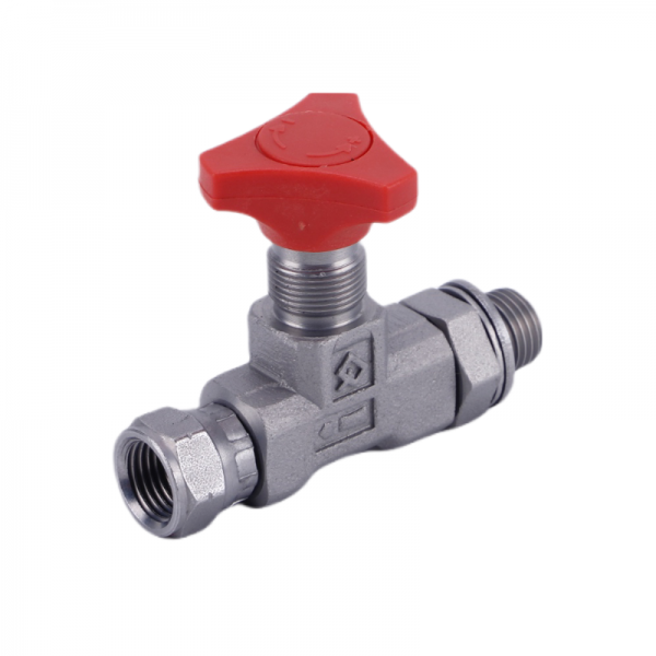 w type adjustable direction pressure gauge throttle valve