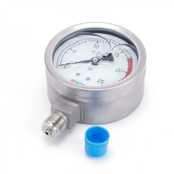 yn100 all steel shock proof pressure gauge
