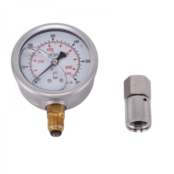 yn63 all steel shock proof pressure gauge
