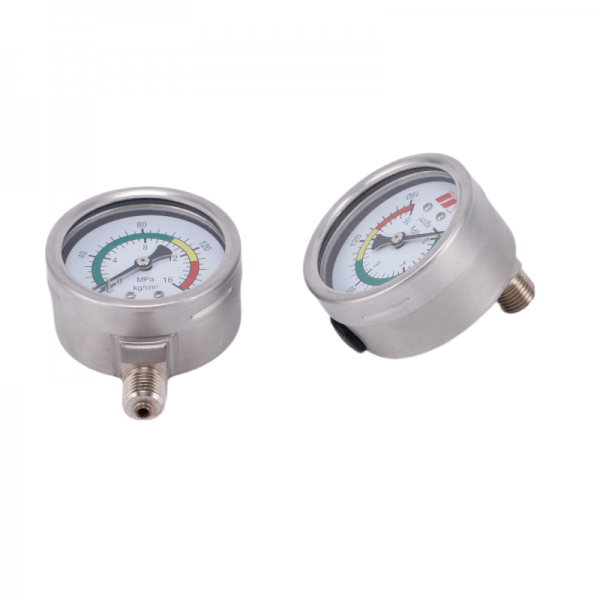 yn63 all steel shock proof pressure gauge