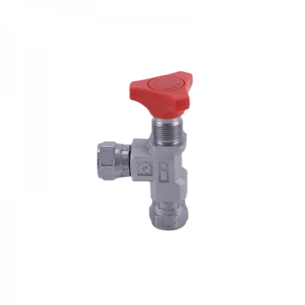 w type double female pressure gauge throttle valve
