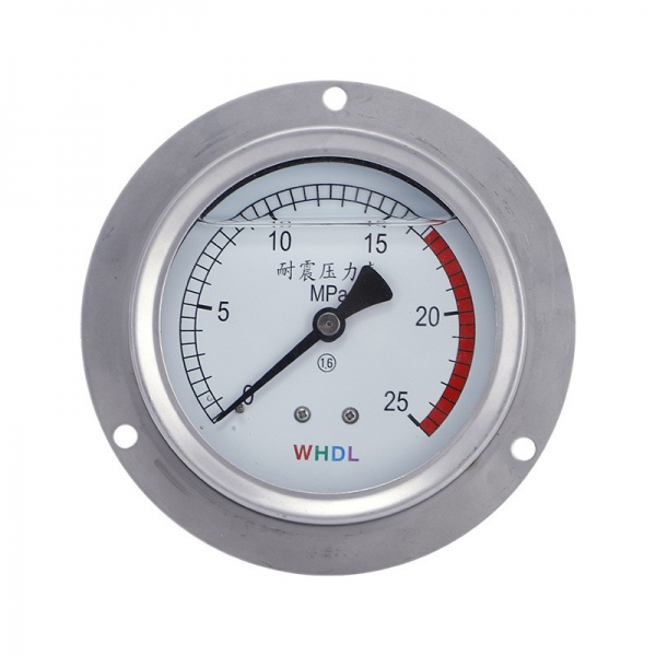 yn100 all steel shock proof pressure gauge