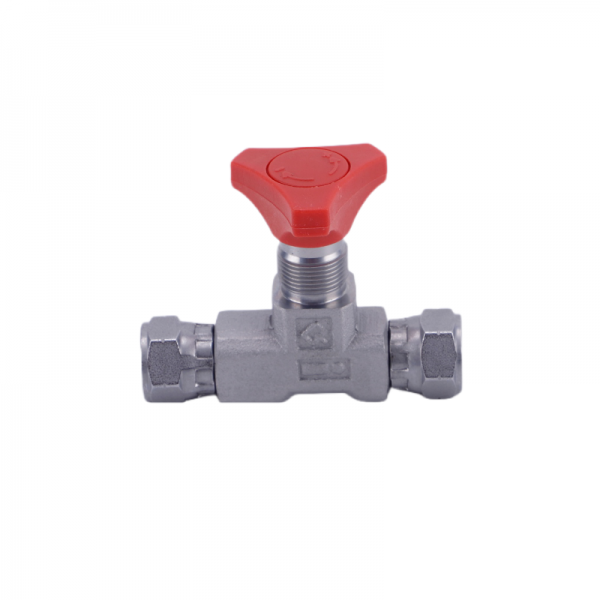 w type double female pressure gauge throttle valve