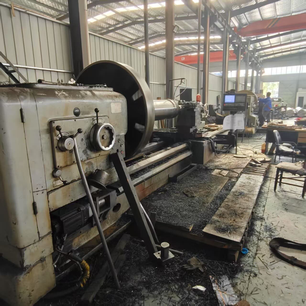 5 meter horizontal lathe