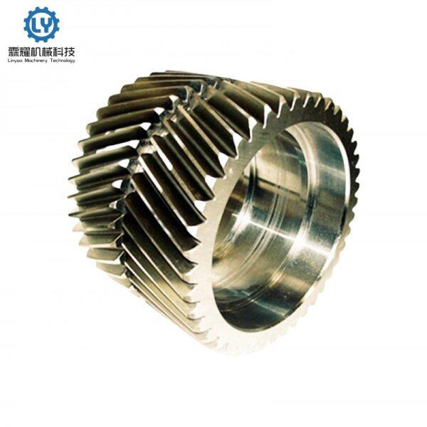 large size metal double spur gear