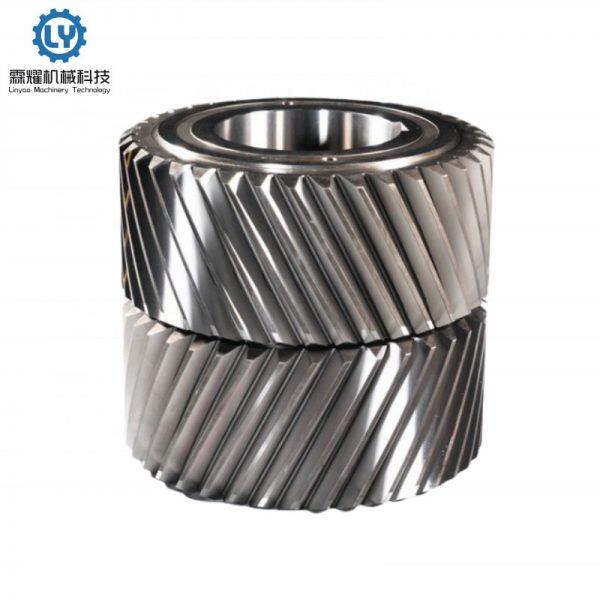 large size metal double spur gear
