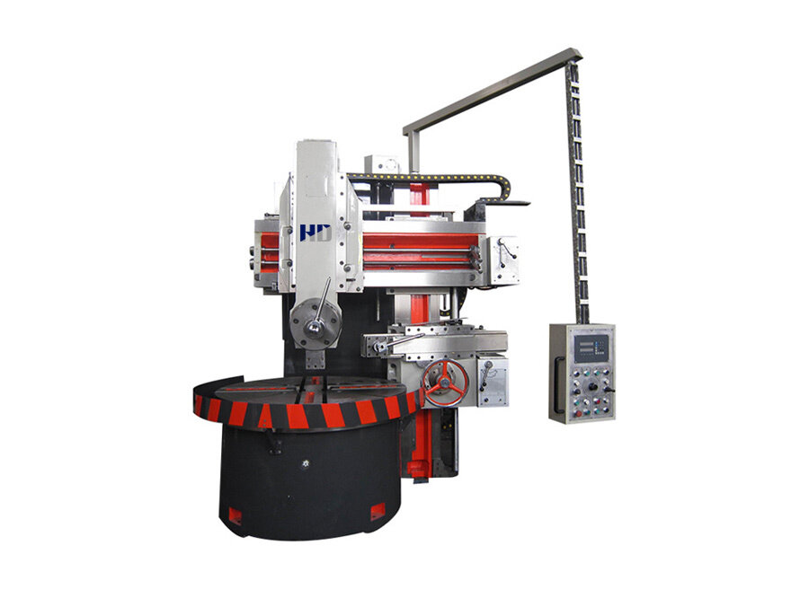 manual single column vertical lathe