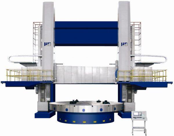 cnc double column vertical lathe