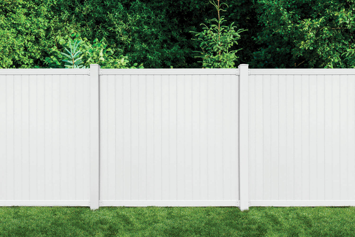 6' x 6' belfast privacy fence panels and gate white