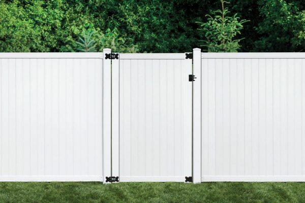 6' x 6' belfast privacy fence panels and gate white