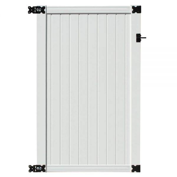 6' x 6' belfast privacy fence panels and gate white