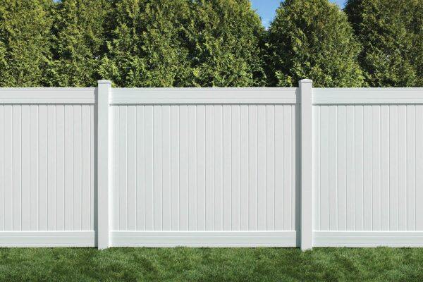 Pannelli per recinzione e cancello per la privacy Wexford, 6' x 8', colore bianco sabbia