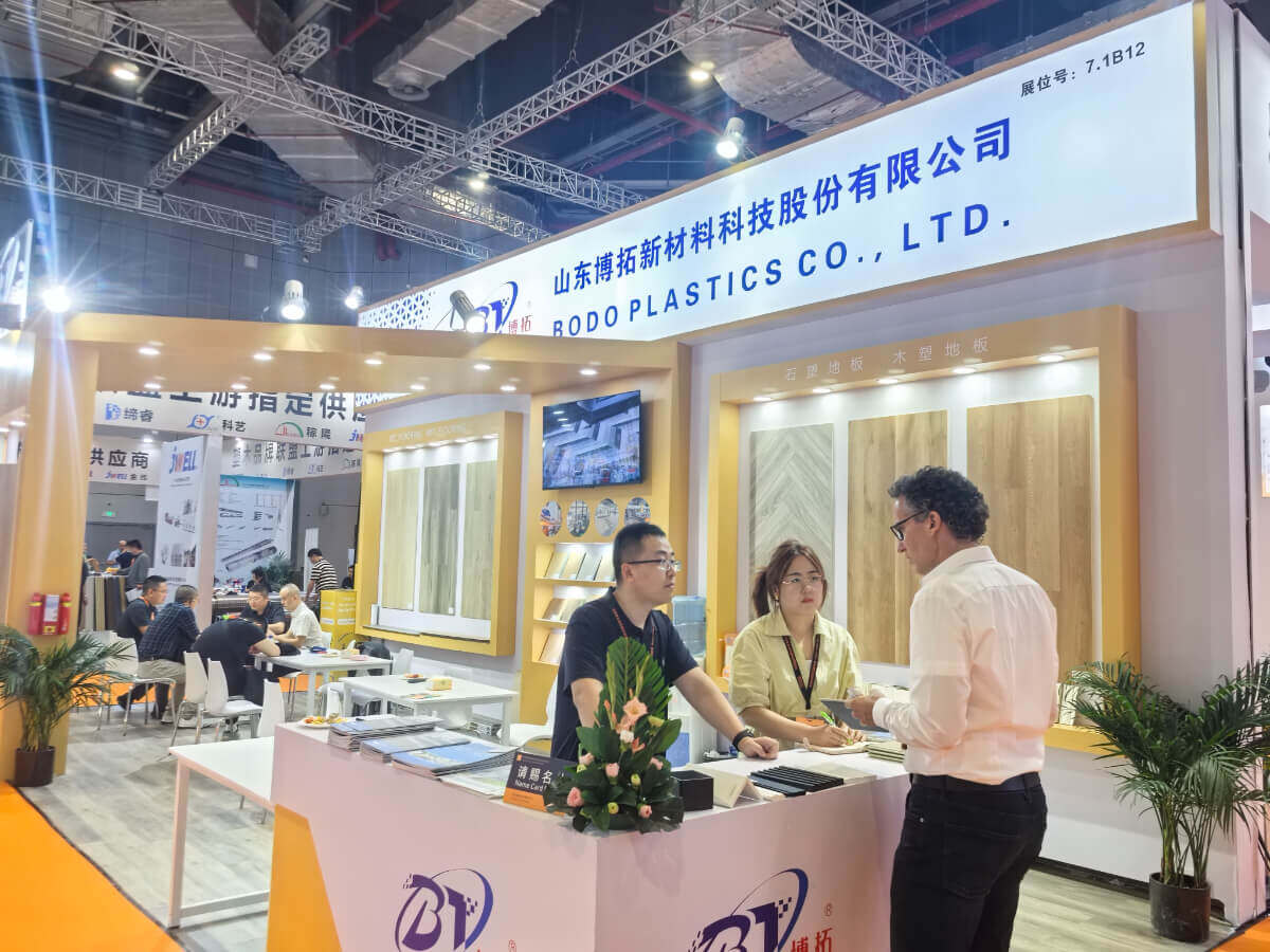 bodo showcases vinyl flooring & pvc moulding at domotex asia 2025 in shanghai relative position of exhibition booth (3)