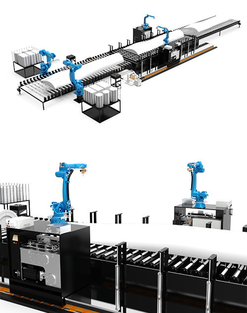 Waterjet Cutting for Wind Turbine Blades Solution