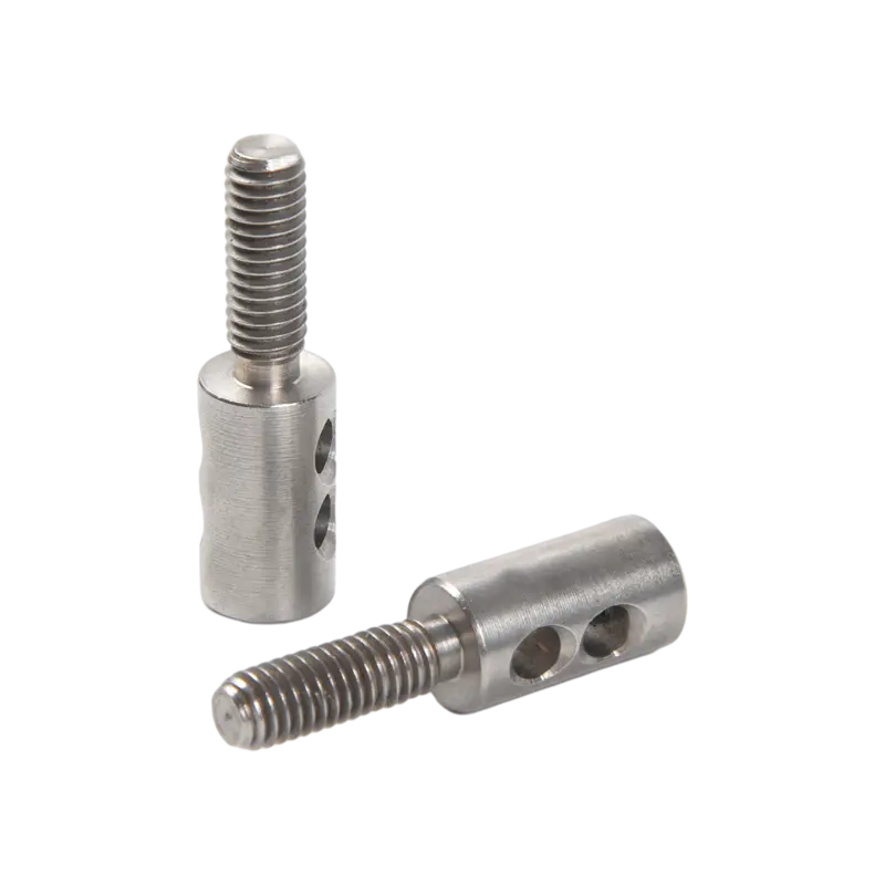 customized steel plug with inside and outside thread