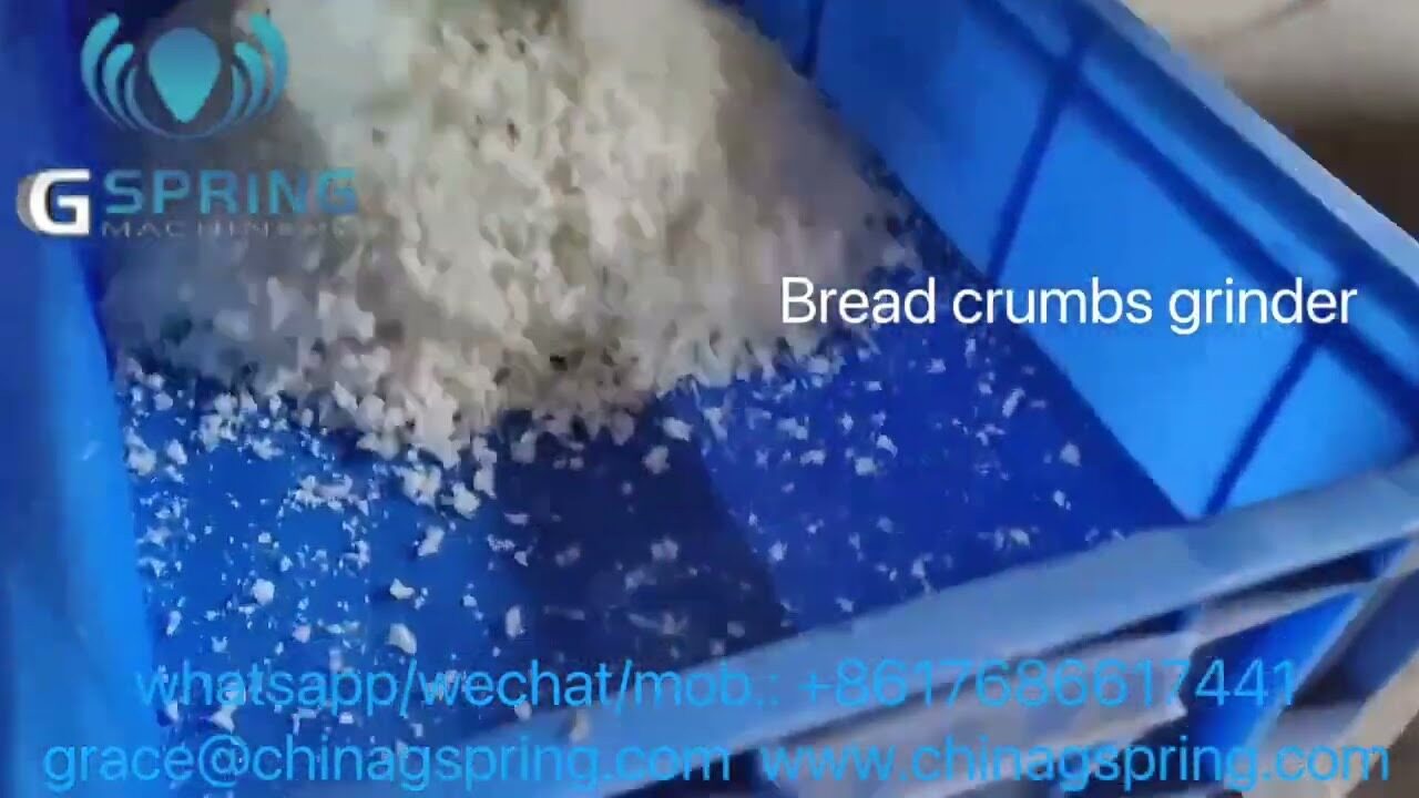 300-1000kgh Bread Crumbs Grinder Machine Supplier