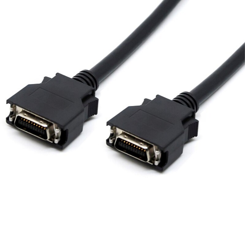 cn20 20 pin mdr scsi i/o signal male to male connection cable 0.5m 1m 2m/left icp das ca scsi20 m5