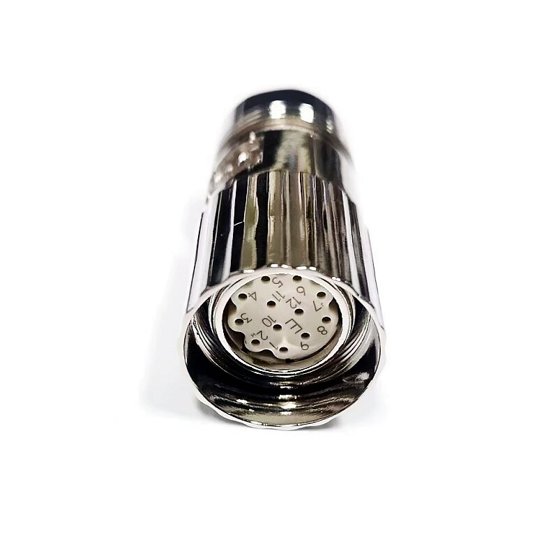 6pin 8pin 9 pin 12pin 17pin 19pin m23 m40 connector receptacle round plug connectors