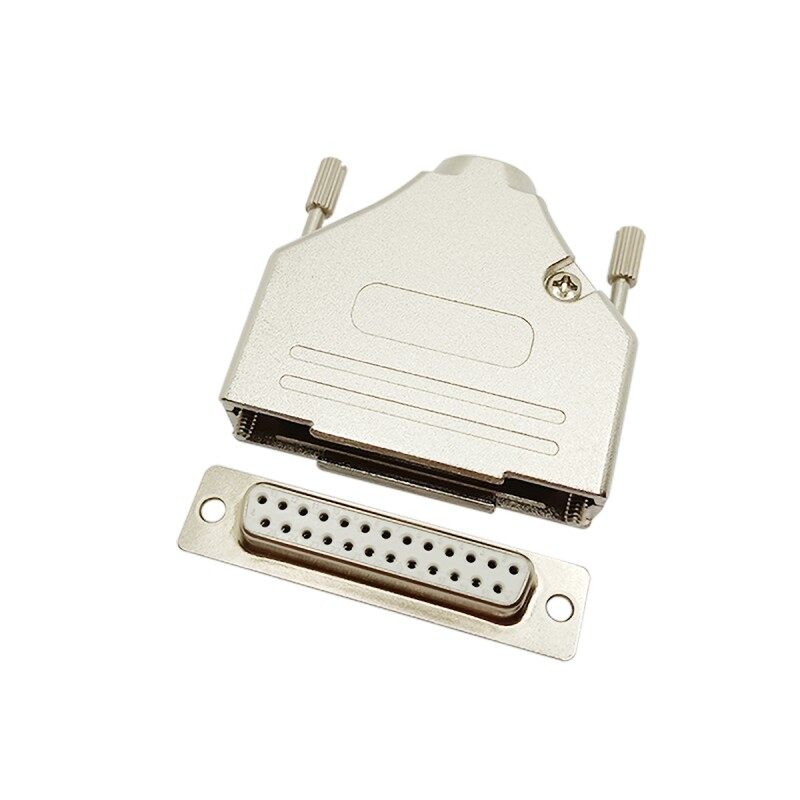 db25 hood plastic 9 way d sub connectors metal shell