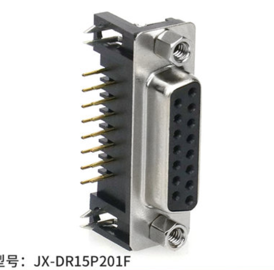 dr9 dr15 dr25 dr37 hole/pin female/male right angle welded d sub connector rs232 serial port adapter db9 9/15/25/37 pin