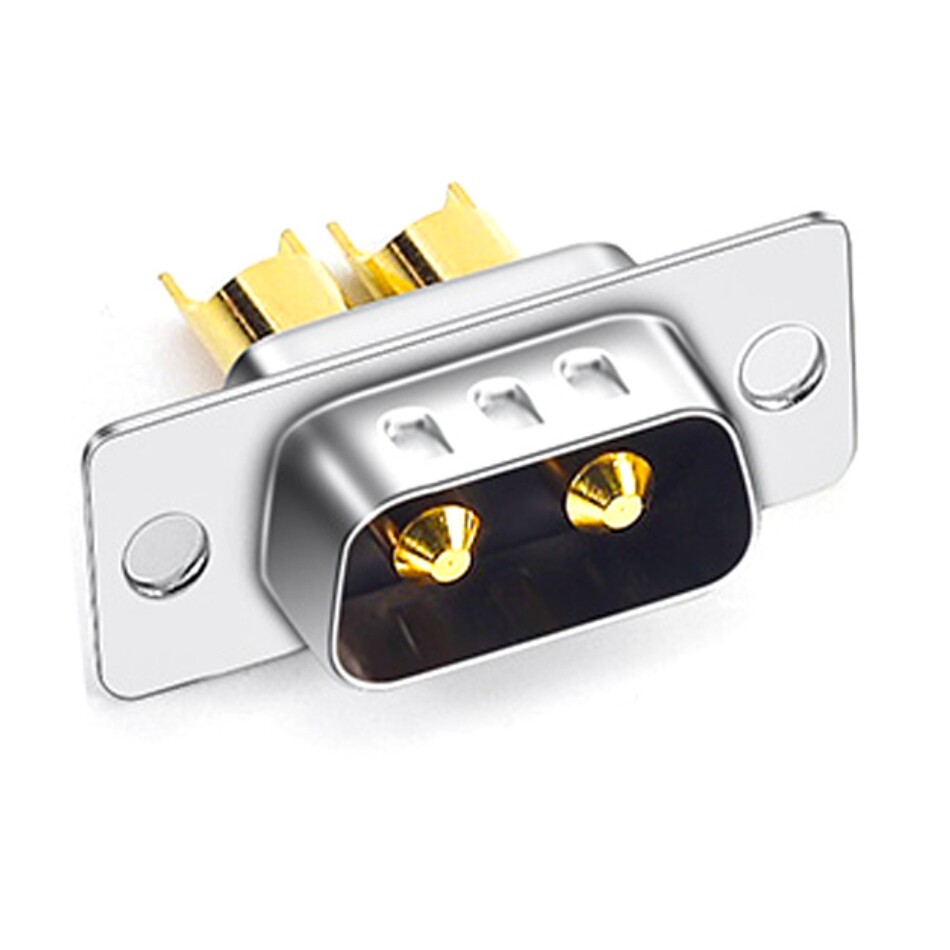 d sub connector 2v2 high current db2 short body 2w2 soldering malefemale pin vga type 5a power copper