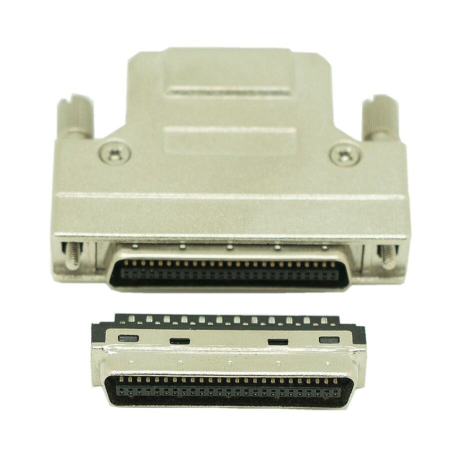 scsi 50pin male solder type connector