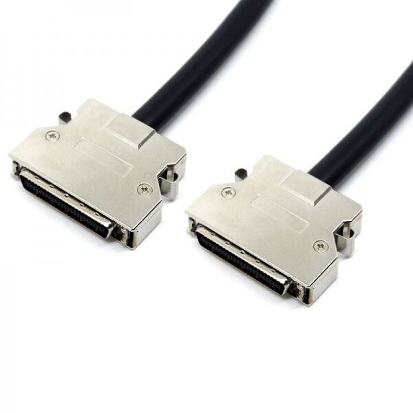 50 pin male scsi2 to 50 pin male scsi2 connector hpdb50 pin hpdb 50pin cored wire male connector cable plug