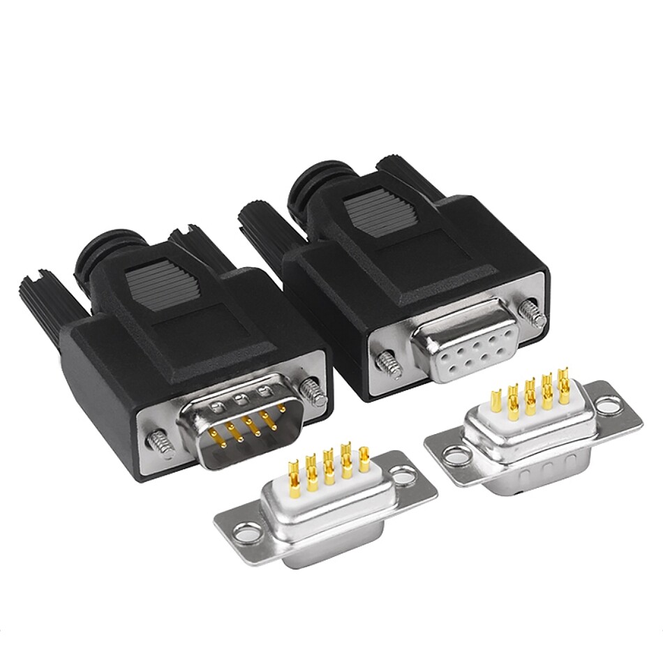 d sub connector plastic hood