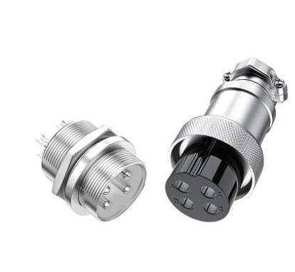 pin male female circular aviation connector plug