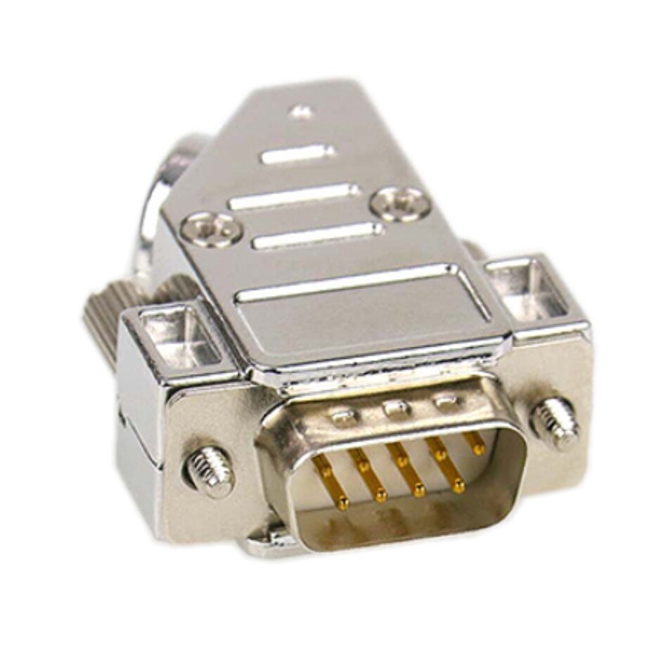 industrial d sub connector with metal backshell