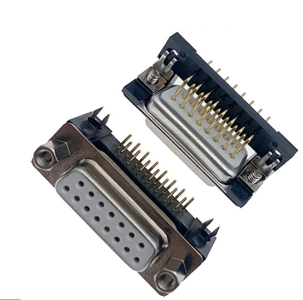 d sub dr 15pin male connector with lock screw d sub dr port